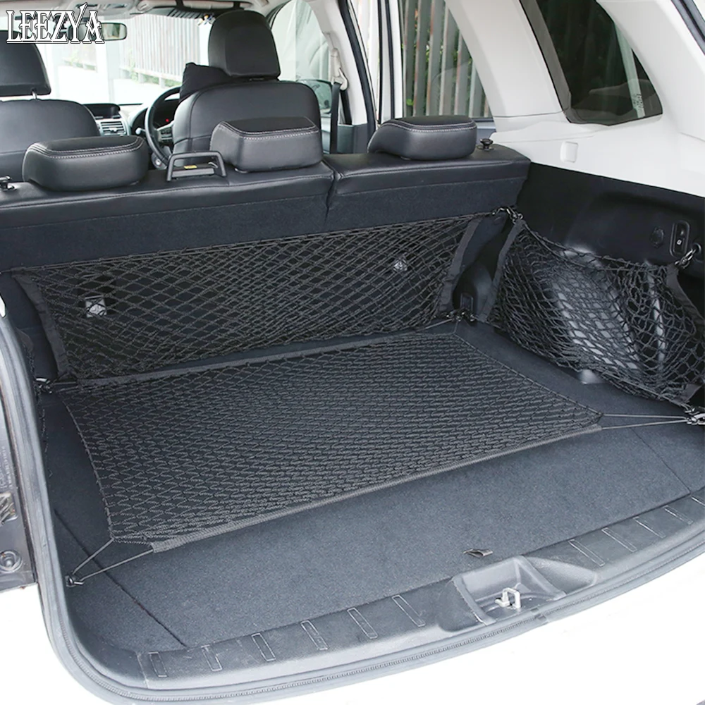 

Car Trunk Mesh Organizer Luggage Storage Elastic Net For Nissan X-Trail Qashqai J11 Tiida Murano Juke Leaf Altima Versa Patrol
