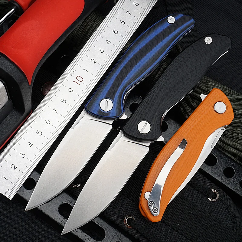 Складной нож F95 Easy Carry клинок D2 рукоятка G10 с клипсой для кемпинга охоты фруктов