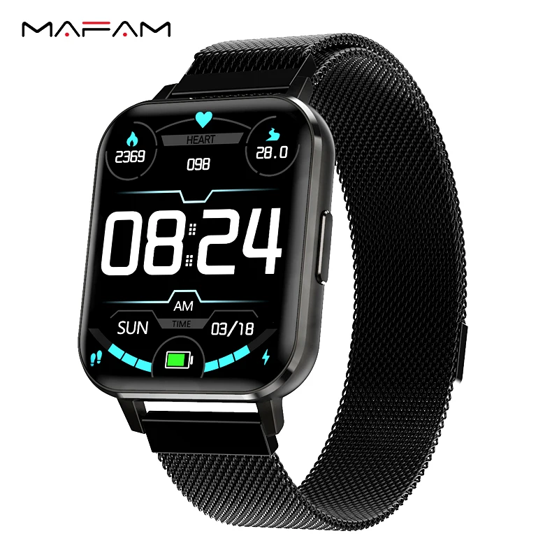 Смарт часы MAFAM DT X для мужчин и женщин IP68 Водонепроницаемые плавательные 1 78 дюйма