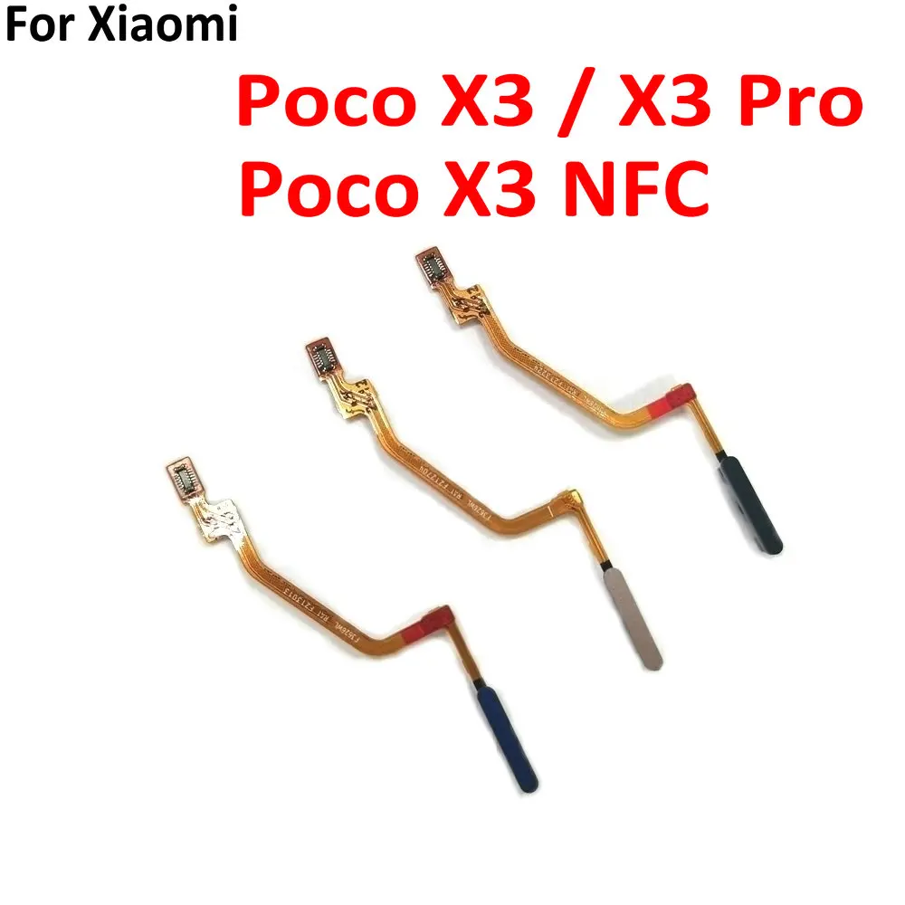 

Для Xiaomi Poco X3 NFC X3 Pro Home Button отпечаток пальца Меню Возврат клавиши сенсор сканер отпечатков пальцев гибкий кабель