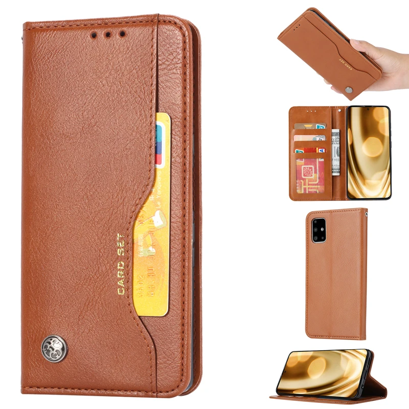 

For Samsung Galaxy Note 20 Ultra Case Luxury Wallet Leather Case With Card Slot Magnetic Flip Cover For Samsung S20 Plus Ultra