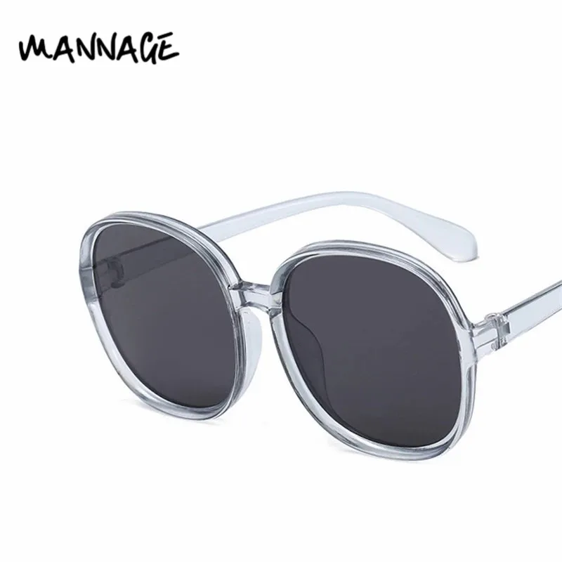Elegant Oversized Round Sunglasses Women Simple Fashion Big Plastic UV400 Ladies Sun Glasses | Аксессуары для одежды