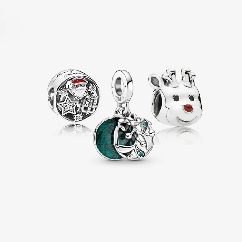 

2020 New Unique Red Nosed Deer, Little Toes, Christmas Charms, Exquisite Jewelry, Gifts For Loved Ones