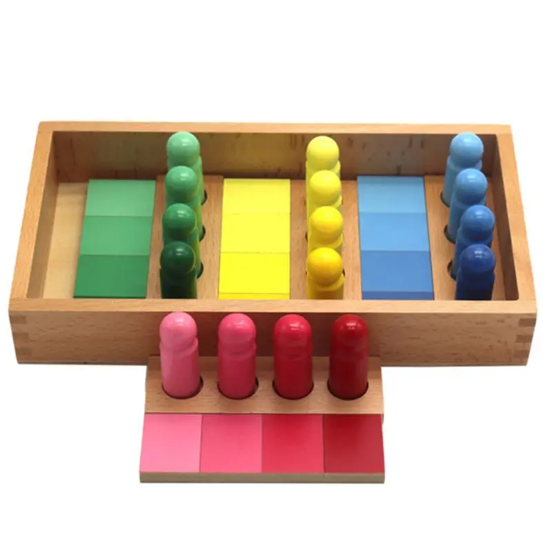 

Montessori Gradient Color Similarity Sorting Match Game Wooden Kid Sensorial Toy