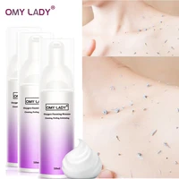 3pcs omy lady oxygen foaming mousse deep cleansing face cleanser moisturizing oil control shrink pores remove blackhead