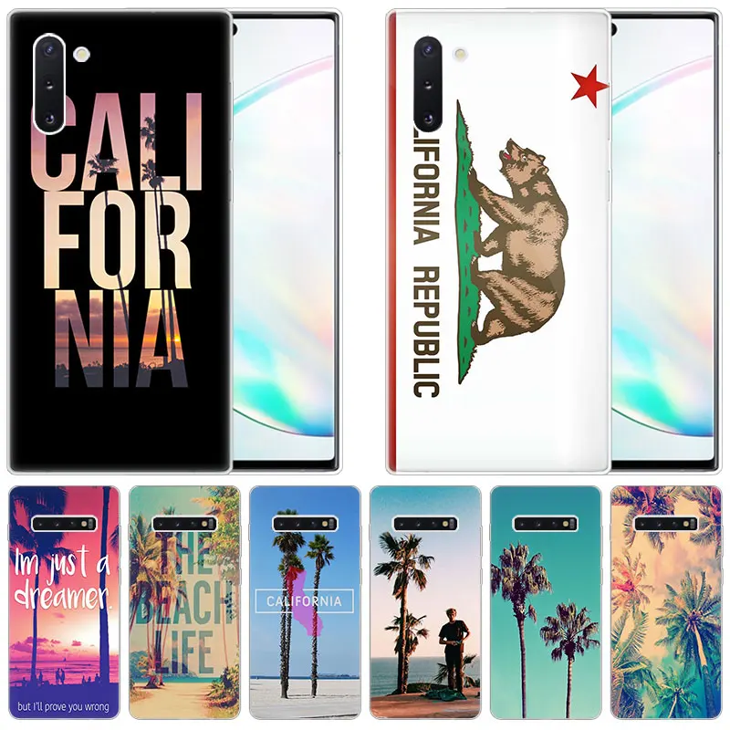 Дорожный тропический чехол для Samsung Galaxy Note 10 Pro 9 8 5 M30S M40 S10E S10 5G S9 S8 Plus S7 S6 Edge|Бамперы|