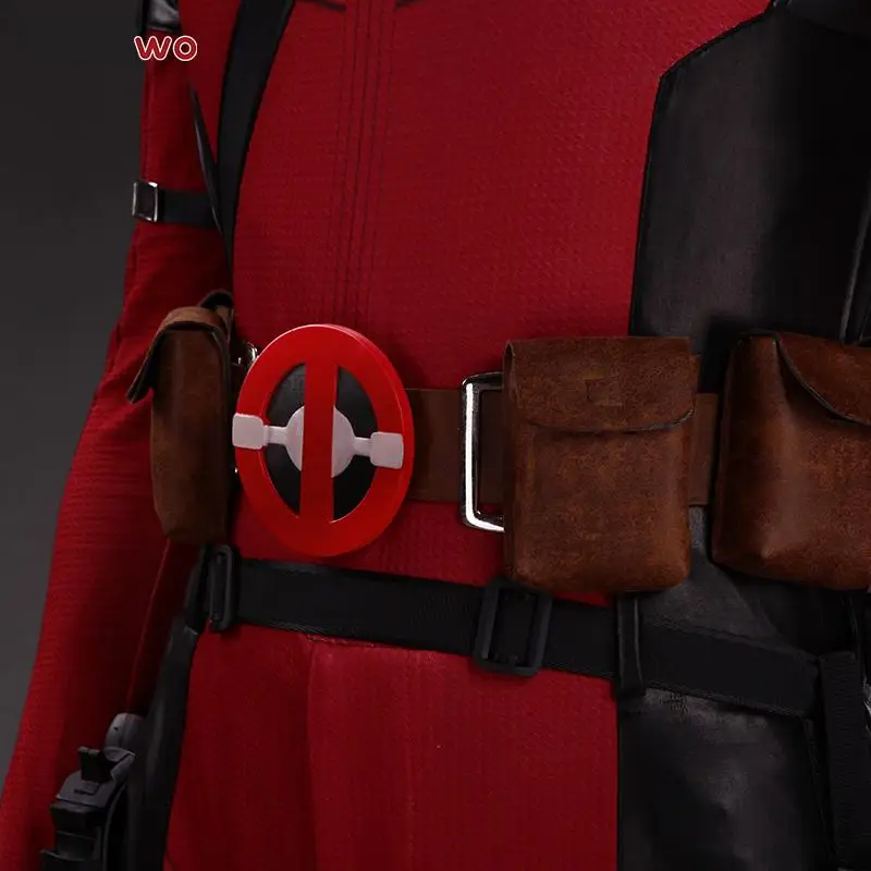 Дэдпул Косплей Костюм Уэйд Уинстон Уилсон боди Делюкс Полный комплект с маской