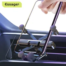 Essager Gravity Car Phone Holder  For iPhone Xiaomi Universal Air Vent Car Mount Holder For Phone in Car Mobile Phone Holder