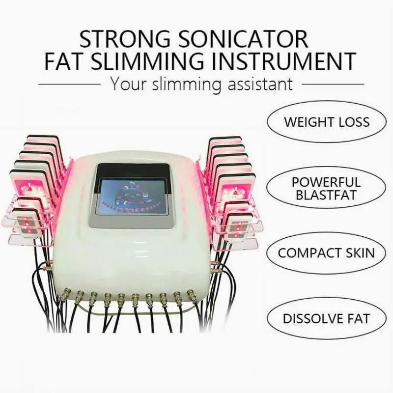 

Good perfomance 160Mw Lipolysis Lipo Laser Fat Burning Slimming Salon LLLT 14 Pads Machine CE approved