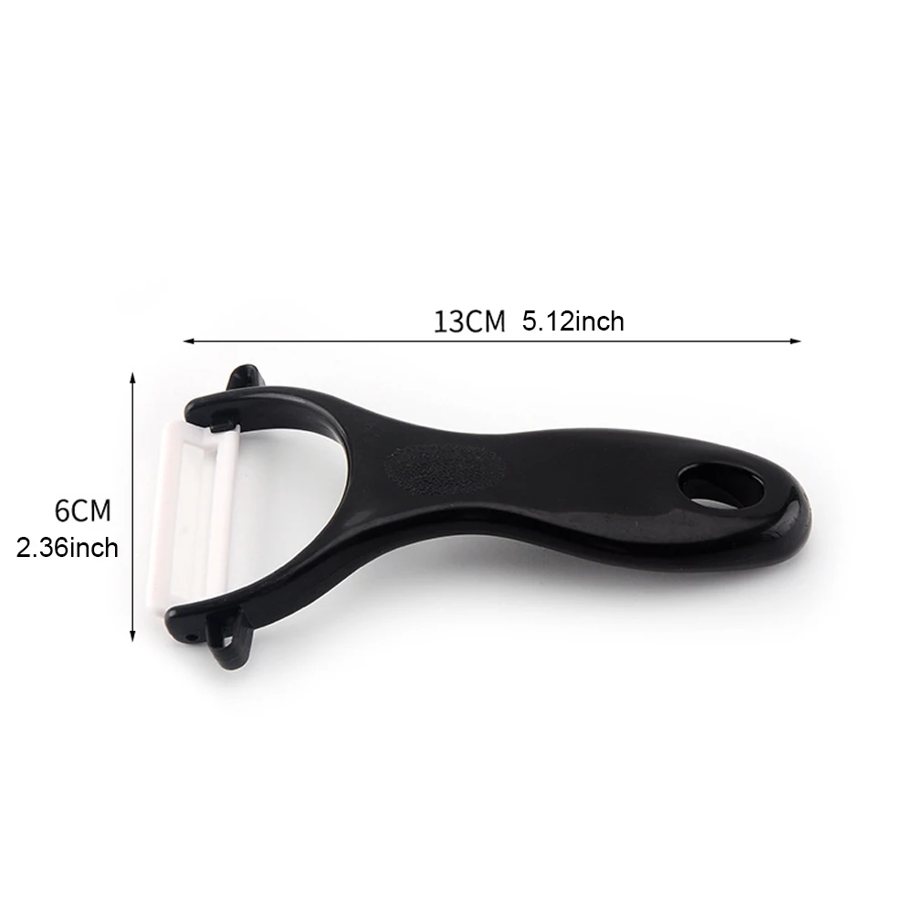 

High Quality Material Multifunctional Kitchen Utensil Kitchen Peeler Parer Black Ceramic Safe Washable Durable Household Tools