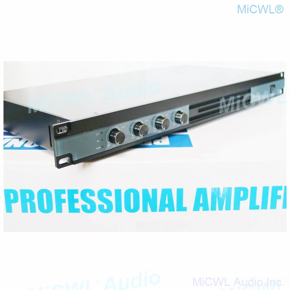 4 канальный цифровой усилитель мощности MiCWL 5200 Вт для караоке сцены студии аудио