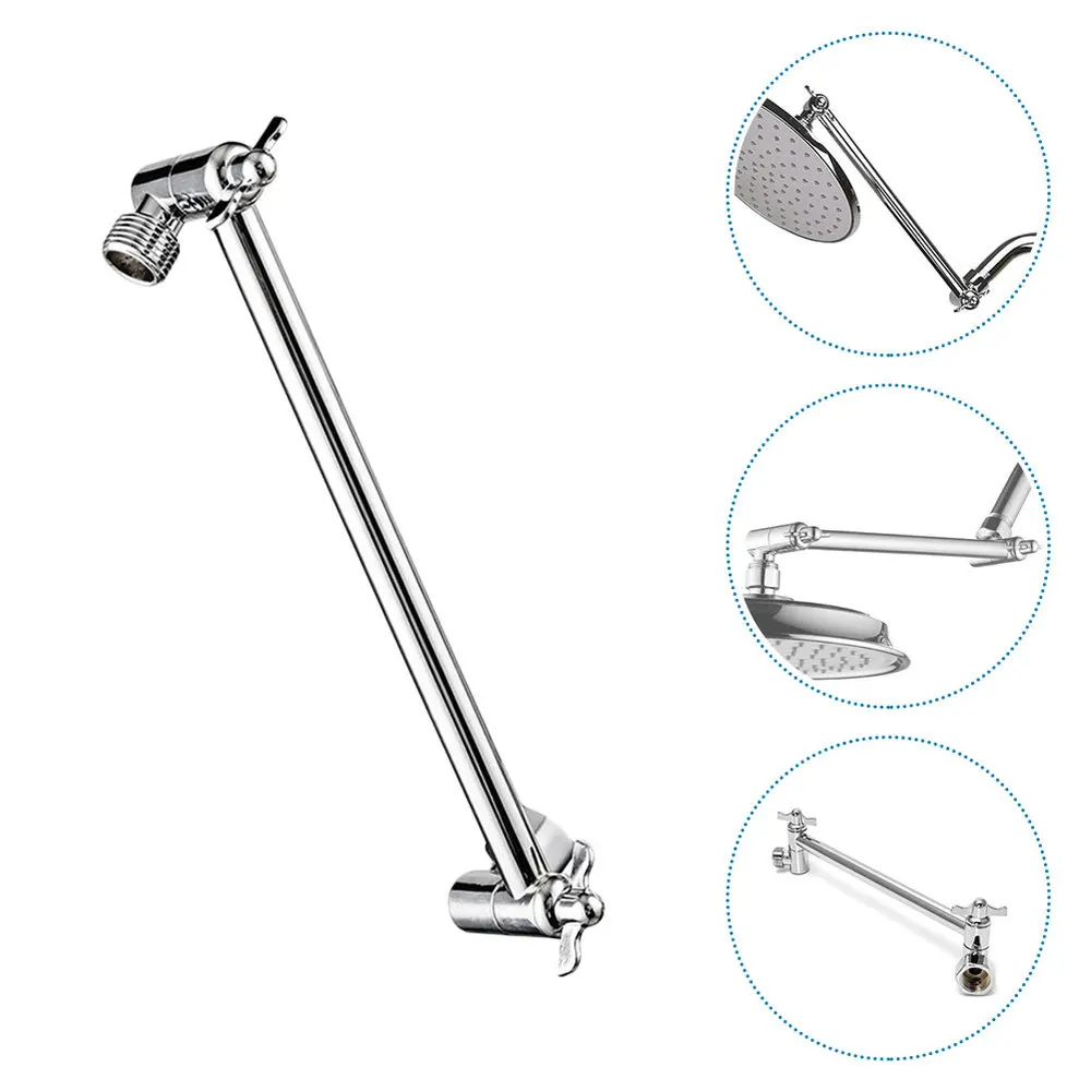 

Home Copper Shower Arm Wall-Mounted Shower Extension Replacement Bath Accessory