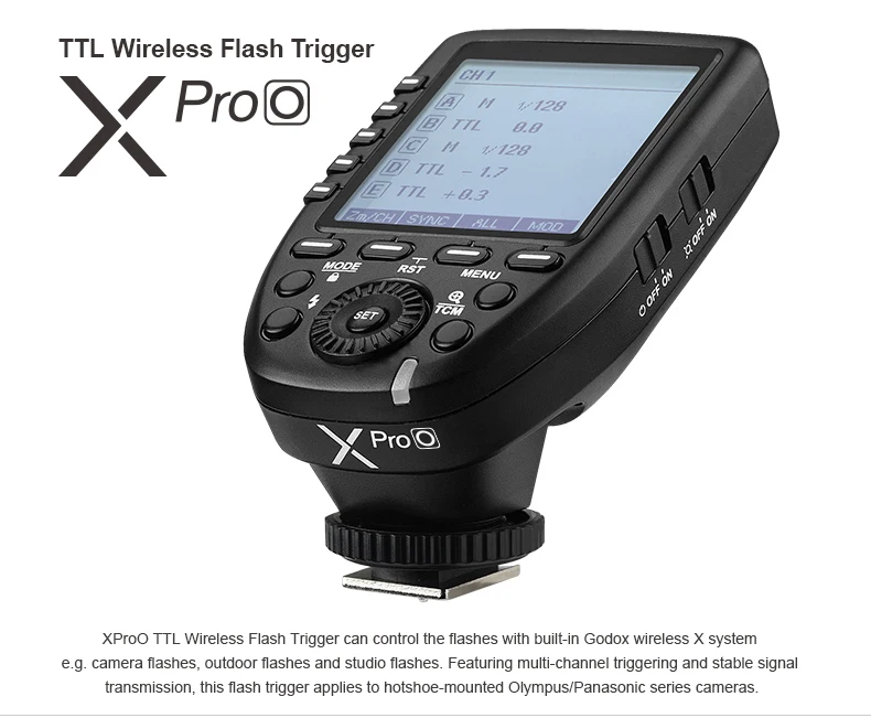 Godox Xpro-C/N/O/S/F/P 2,4G ttl вспышка беспроводной передатчик Триггер X система HSS 1/8000s для Canon Nikon sony Olympus Fuji