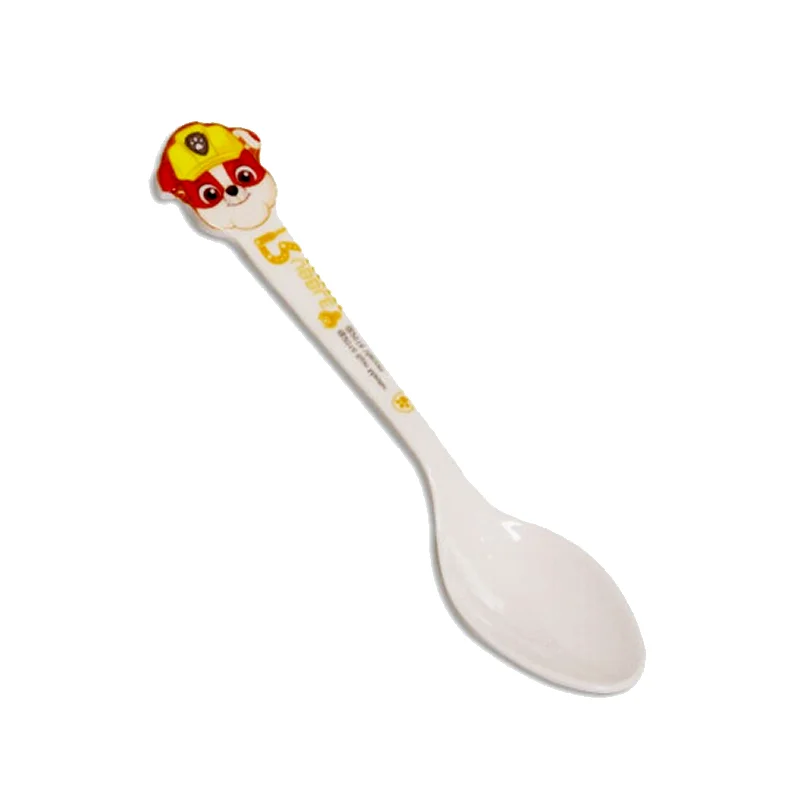 1pc spoon D Из мультфильма «Щенячий патруль» для дня рождения украшения, товары для вечеринки для маленьких мальчиков посуда скатерть тарелки чашки баннеры подарки с рисунками из мультфильма «Щенячий патруль» Детские сувениры - Цвет: 1pc spoon D