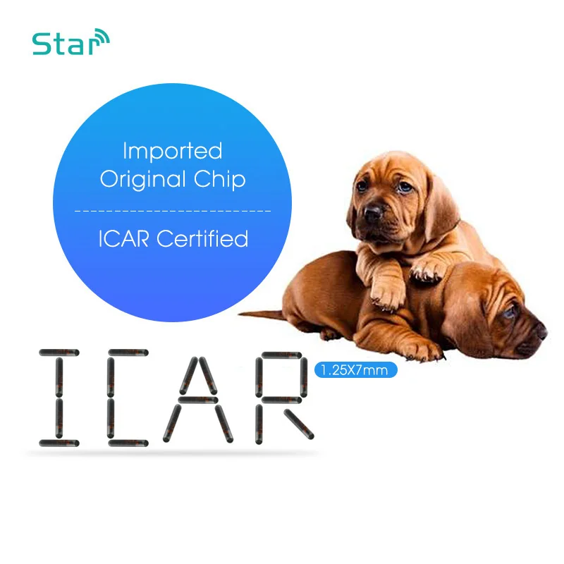 

RFID 134.2Khz transponder chip mini 1.25x7mm, 1.4*8mm 2*12mm animal friends microchip injectable tracking chips fish tag