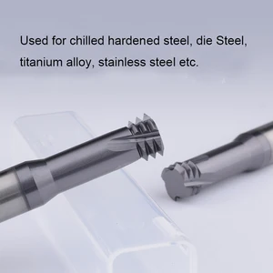 Высококачественное твердосплавное концевое сверло M1 M1.2 M1.4 M1.6 M2 M2.5 M3 M4 M5 M6 M8 M10 M12, резьбовые фрезы с 3 канавками