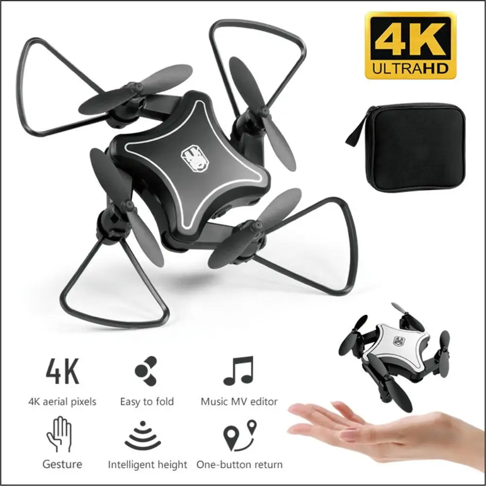 

KY902 Drone Kid Toy Aerial Photography Mini Drone 4K/720P HD Four-Axis Black/White Altitude Hold USB Charge Drones With Camera