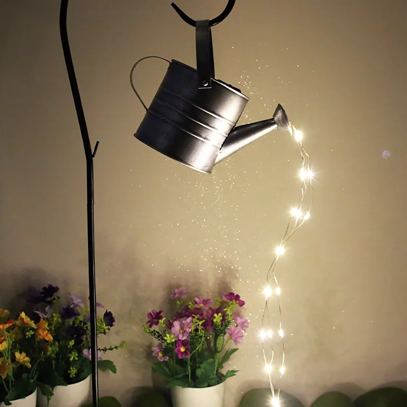 

Светодиодная лампа для полива сада на солнечной батарее, уличное водонепроницаемое украшение для двора, патио, Сказочная Декоративная гирл...