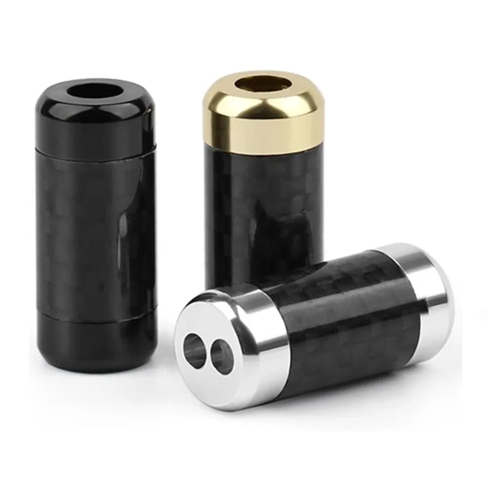 

Hifi Headphone Splitter 5.0mm To 3.0mm Carbon Fiber Y Splitter Audio Jack Wire Adapter Stereo Earphone Upgraded Line Connector