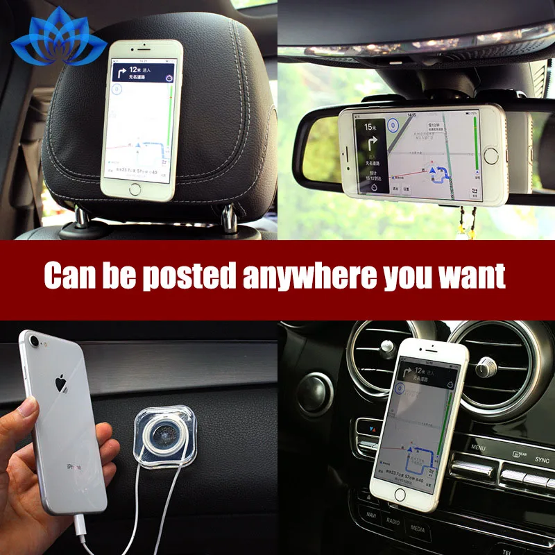 Автомобильный универсальный держатель для мобильного телефона Nano Sticker Auto Products Magic Accessories Interior on.