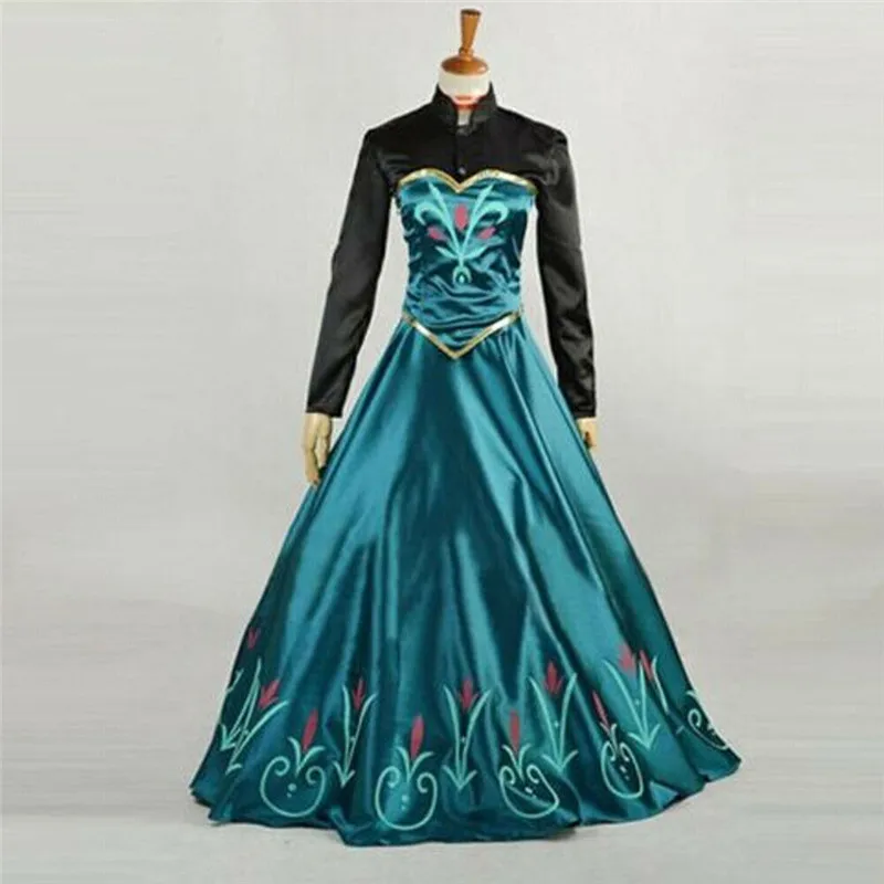 2019 новые женские платья для вечеринки на Хэллоуин косплей принцесса Эльза Анна
