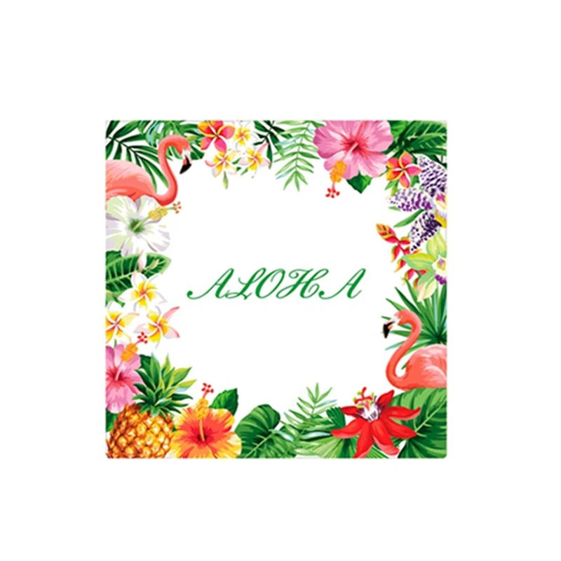 Скатерти для вечеринки на летнюю тропическую тематику детей принадлежности дня