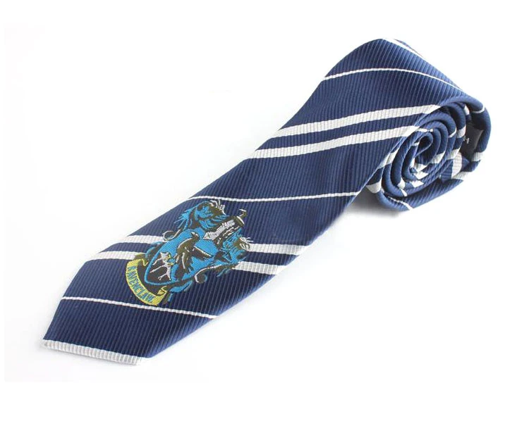 Harri свитер в стиле Гарри Поттера Гриффиндор Слизерин Ravenclaw Hufflepuff свитер, жилет, пальто Косплей костюмы на Хэллоуин и Рождество подарок - Цвет: Ravenclaw Tie
