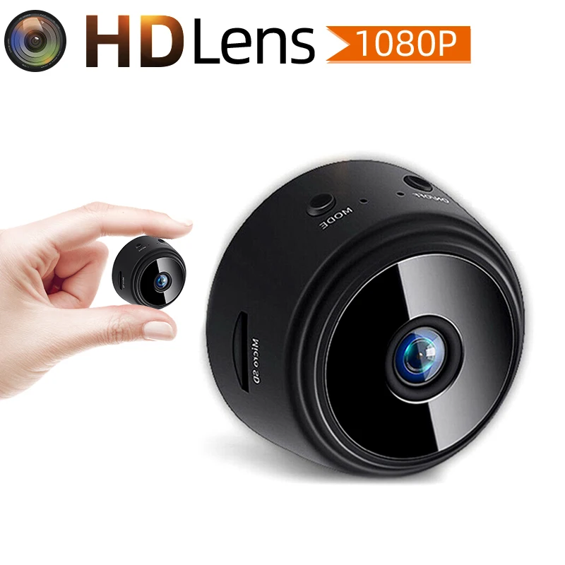 1080P HD мини WI FI Камера Беспроводной домашней безопасности Dvr P2P Ночное видение