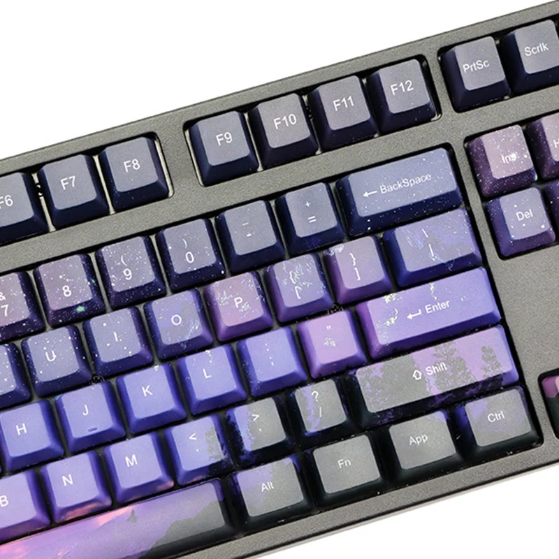 

Mechanical Keyboard Keycap Dawn Light PBT Keycap with Supplementary Keys for FILCO Ikbc Keycaps 110 Key