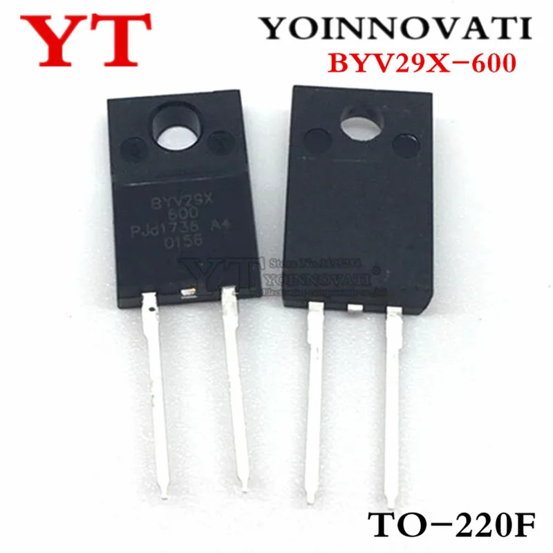 10 шт./лот BYV29X 600 BYV29X600 TO 220F IC|Интегральные схемы| |