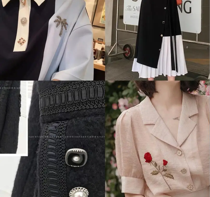 Красочные пуговицы металлические 10 шт. в наборе|Пуговицы| |