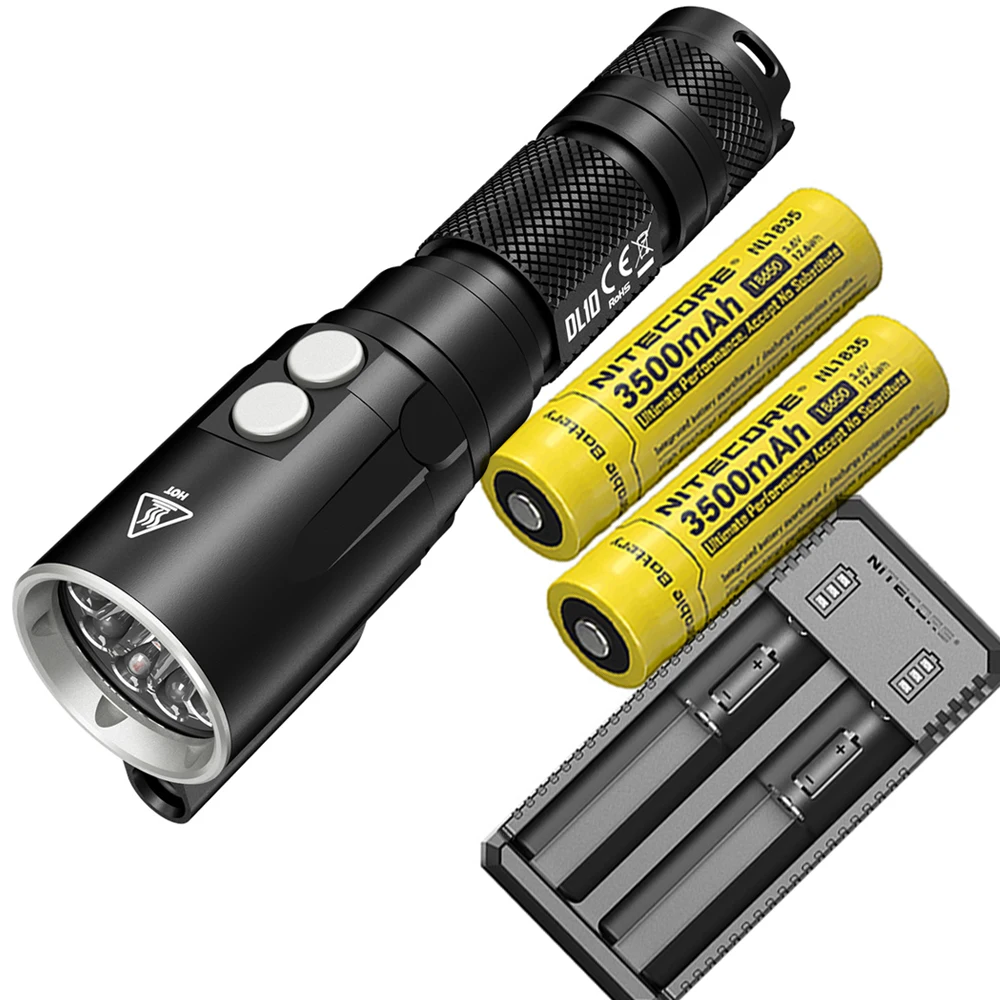 NITECORE DL10 погружной фонарь XP L HI V3 светодиодный максимум 1000 люмен дальность луча 223 м
