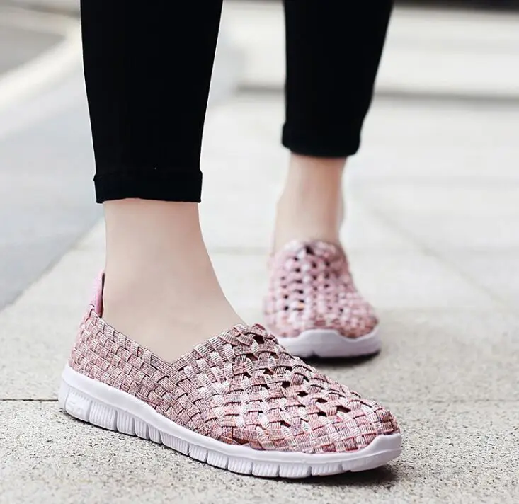 2019 Повседневная светильник сетчатая обувь Holiow дышащая женская спортивная на