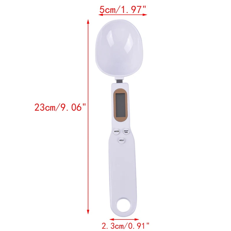 

500g/0.1g LCD Display Digital Kitchen Measuring Spoon Electronic Digital Spoon Scale Kitchen Scales Baking Supplies Food Scale