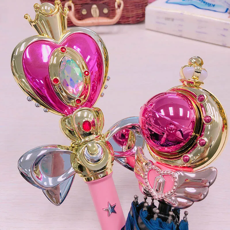 

anime sailor moon crystal collection Cutie Moon Rod wand stick umbrella costume cosplay 2