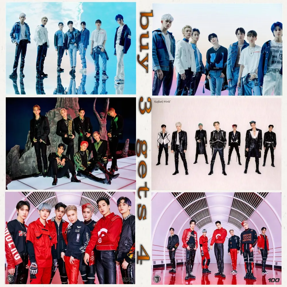 K-pop SuperM четкое изображение новинка тигр наклейки на стену украшение для дома