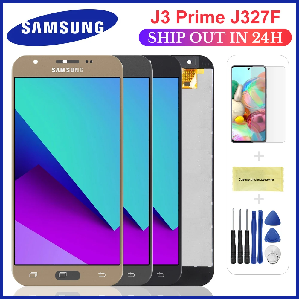 Дисплей для SAMSUNG Galaxy J3 Prime J327 J327T ЖК экран Замена Samsung J327P J327T1 J327V дисплей в