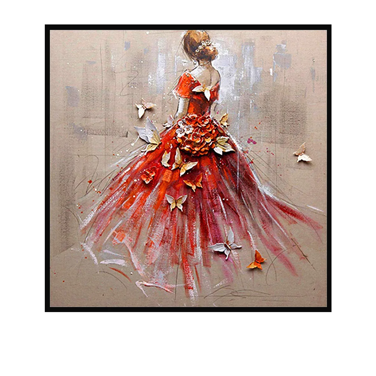 

Woman butterfly interior paintings wall art Room decor poster Paintings home decor Wall painting For home Decorative paintings