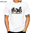 Дизайнерская белая футболка Rasta Reggae Top, Мужская Новинка 2019, модная брендовая одежда с круглым вырезом, яркая футболка