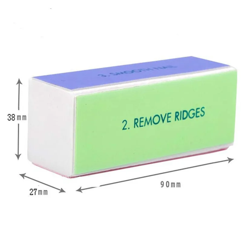 4 стороны гладкие пилки для дизайна ногтей буферный блок маникюра пилка