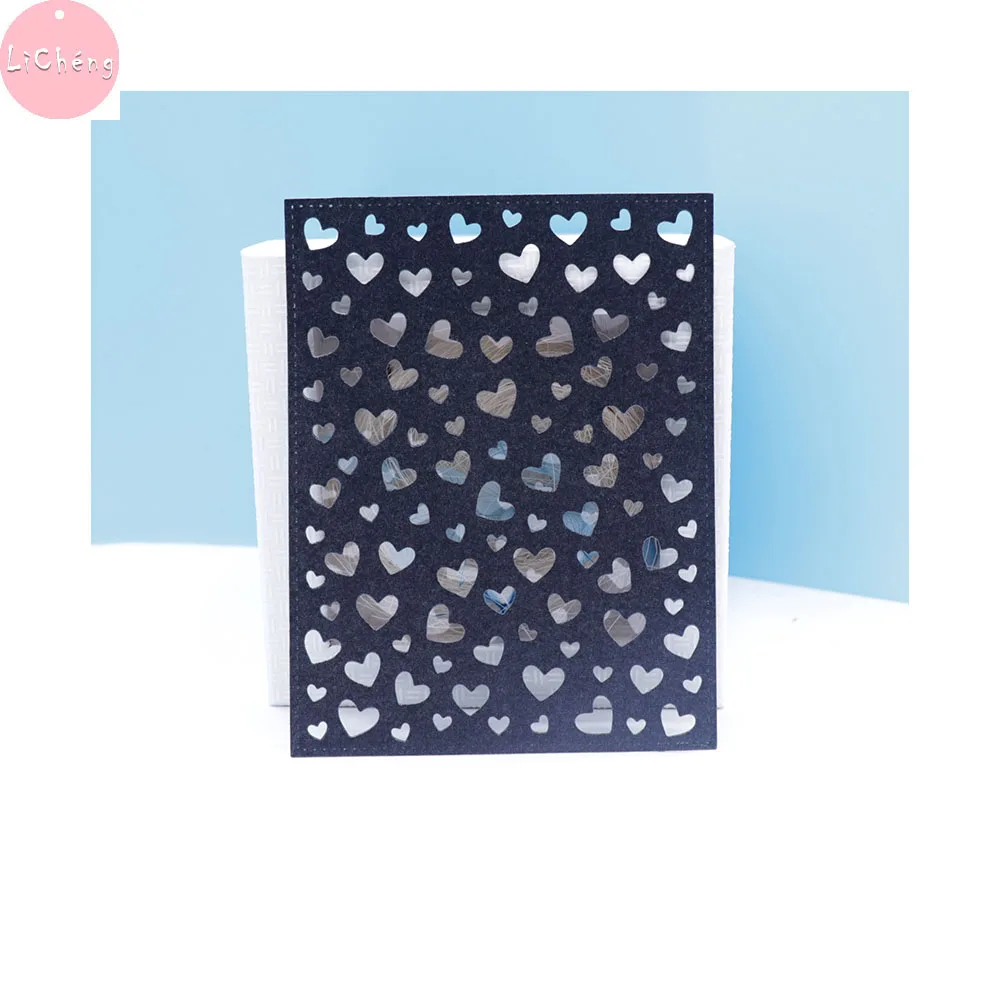 Штамповочный шаблон в форме сердца для скрапбукинга выдвижные штампы нож резки