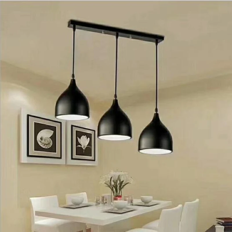 

Modern Aluminum Pendant Lights Industrial Kitchen Lamp Nordic Luminaire Dining Room Restaurant Suspension Hanging Lighting