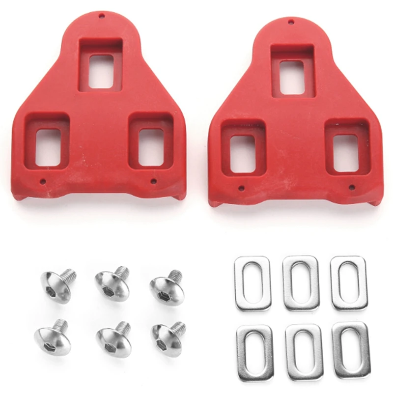 Велосипедные клипсы совместим с Look Delta 9 градусов Float для педалей Peloton & Spin Road