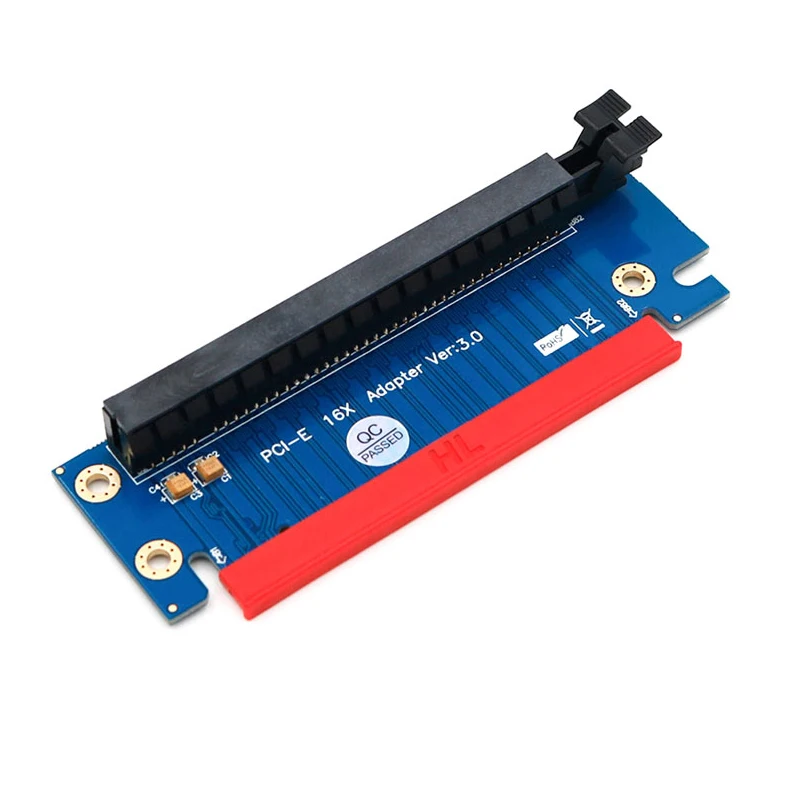 

QINDIAN PCI Express 16x Riser Card PCIE Riser видеокарта PCI E PCI-E Riser Adapter PCI-E 16X to 16X Raiser Card для 1U 2U Новинка