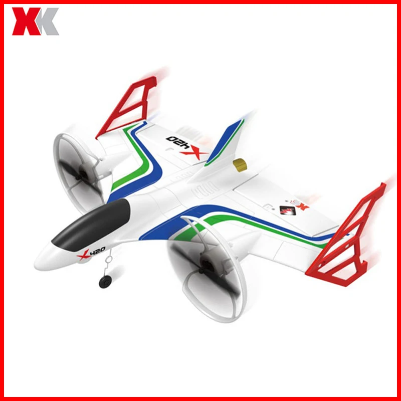 

2021 Новинка WLtoys XK X420 X520 радиоуправляемый самолет 6 каналов 3d/6g взлет и посадка трюки Радиоуправляемый Дрон Квадрокоптер радиоуправляемый сам...