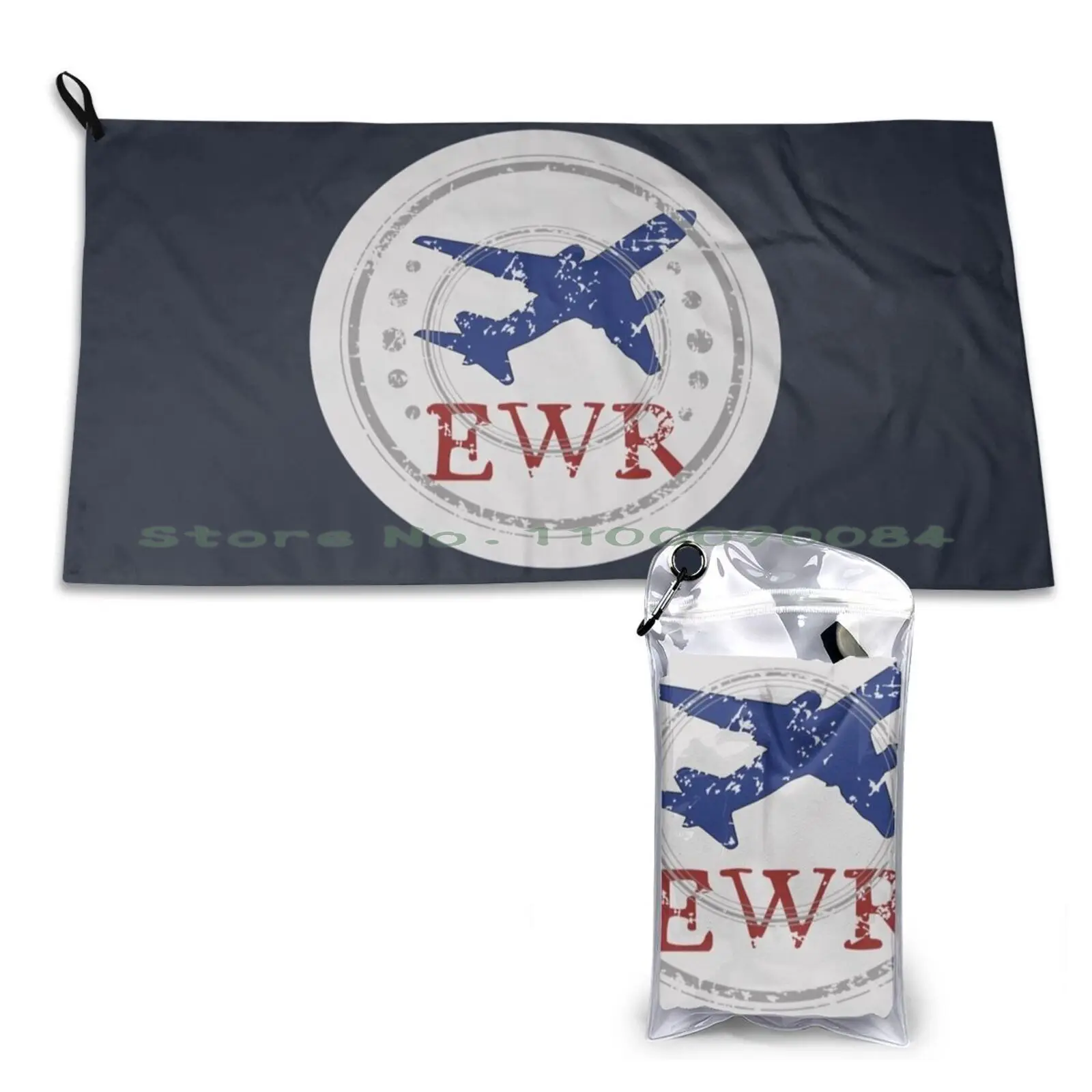 Полотенце быстросохнущее портативное для спортзала спорта велоспорта