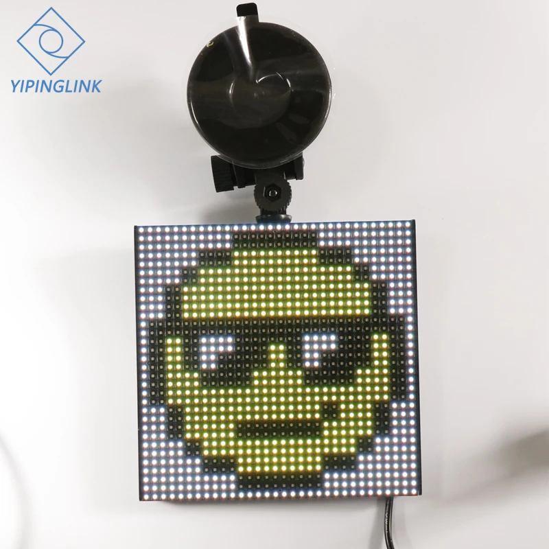 Первый светодиодный дисплей с Bluetooth управлением 12 В GIF анимация смайлики смайлик