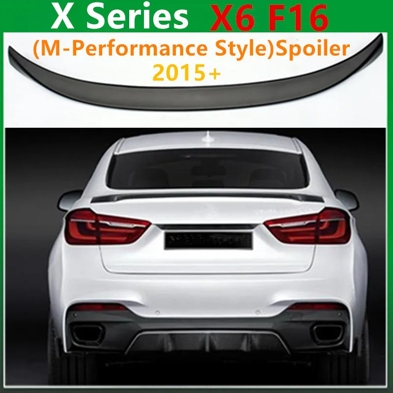 Задний спойлер X6 серии F16 из углеродного волокна для багажника Стайлинг