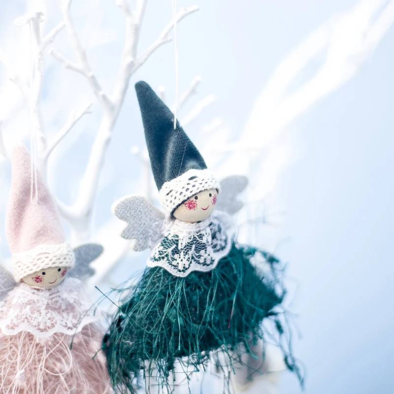 Милый ангел кукла Искусственная елка 2020 подвесное украшение Рождественское для