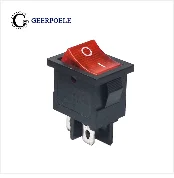 5 шт./лот 21*15 мм KCD SPST 3PIN оснастка вкл. Выкл. Переключатель положения оснастка лодка кулисный переключатель 6А/250 в высокое качество Медные ножки